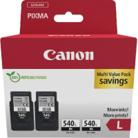 Canon PG-540L rašalo kasetė 2 vnt Originalus High (L) Yield Juoda