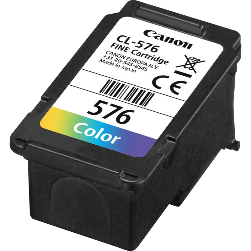 Canon CL-576 rašalo kasetė 1 vnt Originalus Standartinė išeiga Žydras, Rausvai raudona, Geltona