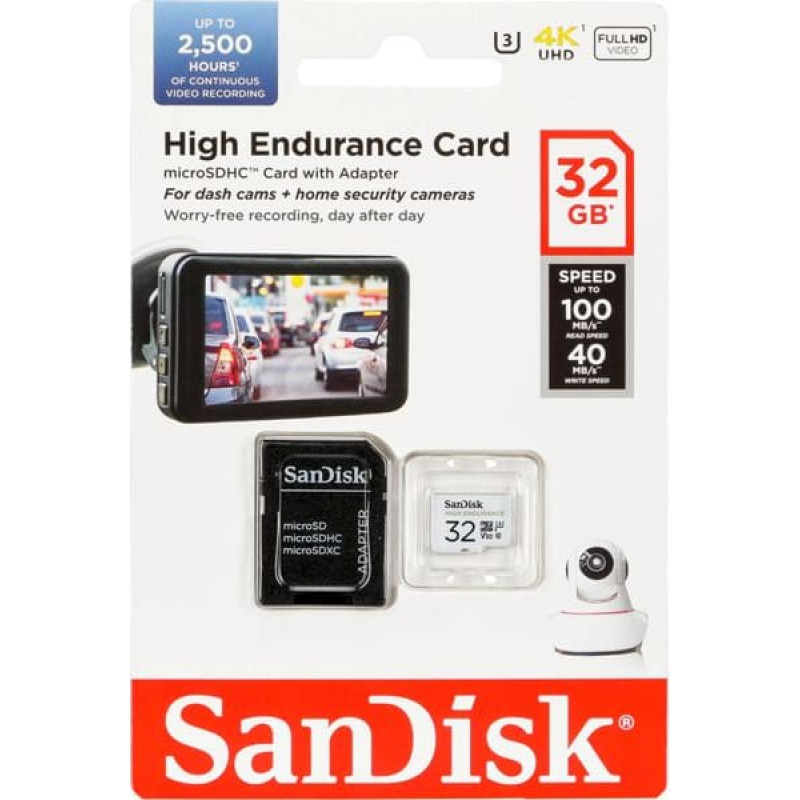 Sandisk High Endurance      32GB microSDHC     SDSQQNR-032G-GN6IA