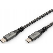 Digitus USB 4.0 Typ-C Cable 3m AL-Case PP braid 4K/60Hz PD3.0