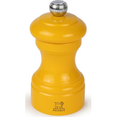 Peugeot Bistro pepper mill 10 cm yellow saffron painted wood