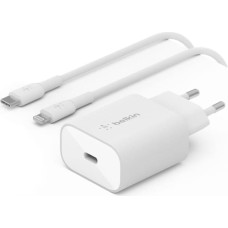 Belkin BOOST Charge 25W PD Charger +1m Ligt.WCA004vf1MWH-B5