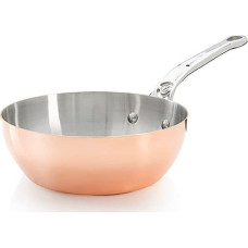De Buyer Prima Matera Sauté Pan Copper/Steel 24cm curved induc.