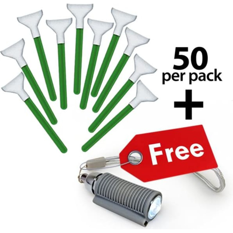 Visible Dust MXD100 Green 1.0x Vswabs bulk 50 pcs.