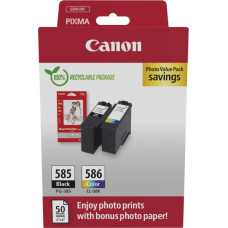 Canon PG-585/CL-586 PVP rašalo kasetė 2 vnt Originalus Juoda, Žydras, Rausvai raudona, Geltona