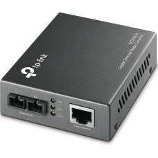 Tp-Link MC200CM V3 tinklo medijos keitiklis Vidinis 1000 Mbit/ai 850 nm Keli režimai Juoda