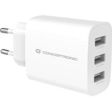 Conceptronic ALTHEA13W mobiliojo įrenginio kroviklis Universalus Balta AC Vidaus