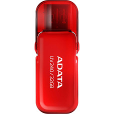 Adata UV240 USB atmintukas 32 GB USB A tipo 2.0 Raudona