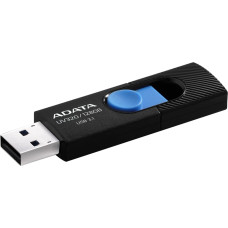 Adata UV320 USB atmintukas 128 GB USB A tipo 3.2 Gen 1 (3.1 Gen 1) Juoda, Mėlyna