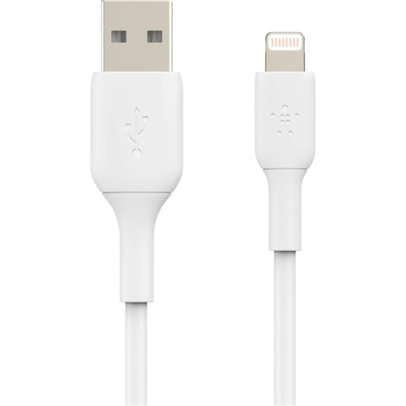 Belkin Lightning Lade/Sync Cable 1m, PVC, white, mfi certified