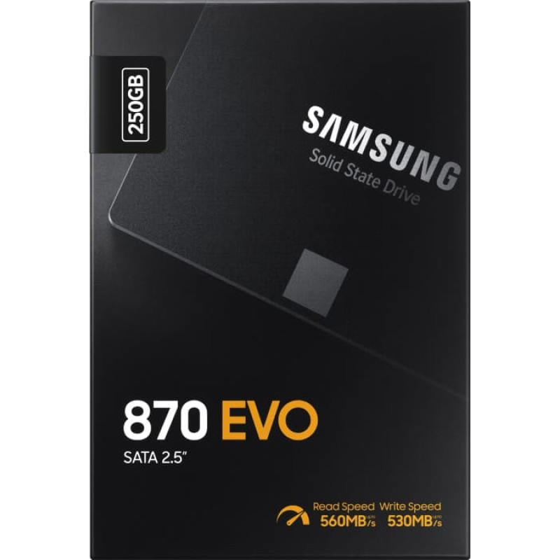Samsung 870 EVO 250 GB 2.5" „Serial ATA III“ V-NAND