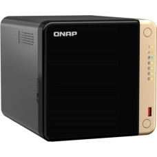 Qnap TS-464 NAS Tower „Intel® Celeron®“ N5095 8 GB DDR4 0 TB QNAP QTS Juoda