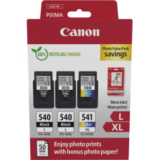 Canon 5224B015 rašalo kasetė 3 vnt Originalus Juoda, Žydras, Rausvai raudona, Geltona