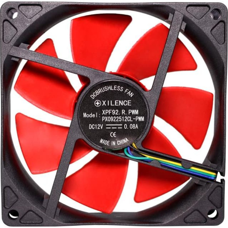 Xilence CASE FAN 92MM REDWING PWM 4PIN/12V XF041 XILENCE