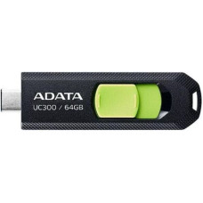Adata UC300 USB atmintukas 64 GB C tipo USB 3.2 Gen 1 (3.1 Gen 1) Juoda, Žalia