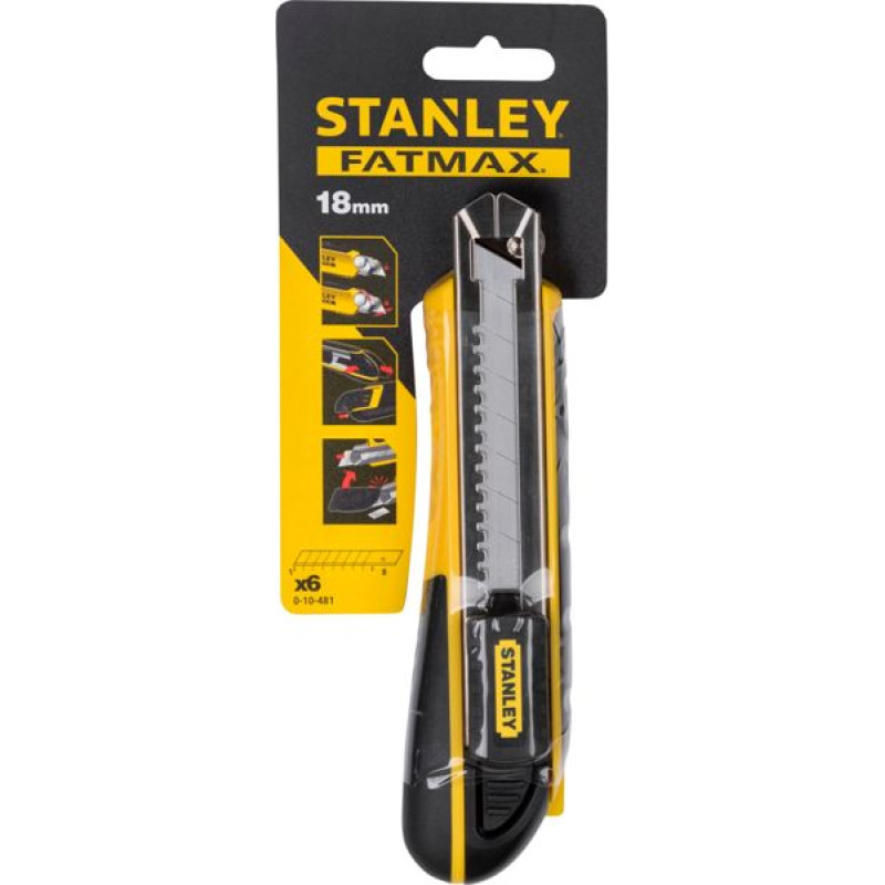 Stanley Peilis laužoma geležte 18mm FATMAX, slankiojantis užraktas, Stanley