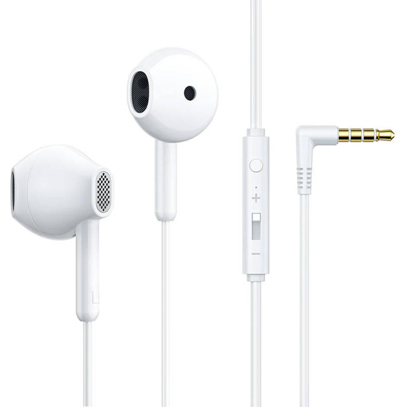 Joyroom Wired Earphones Joyroom JR-EW05, Half in Ear (White)