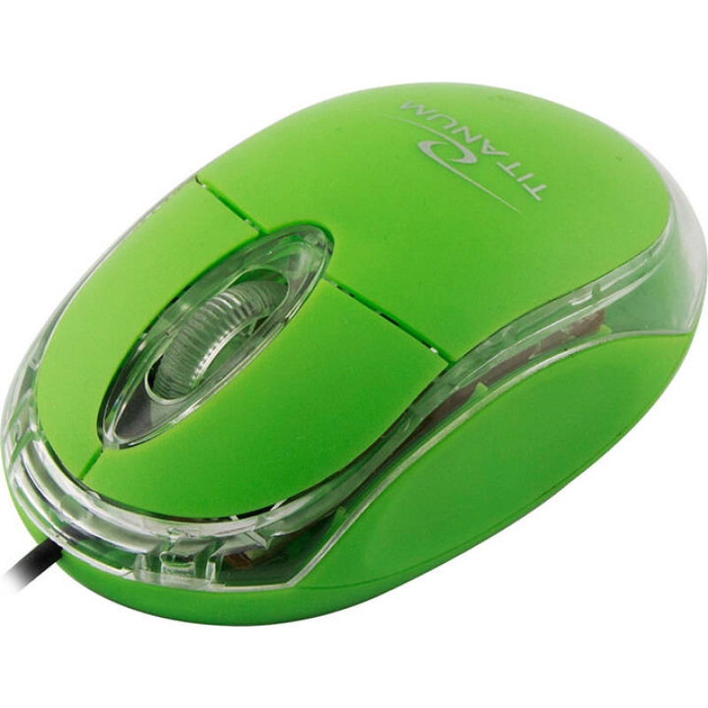 Esperanza TM102G Titanium Wired mouse (green)
