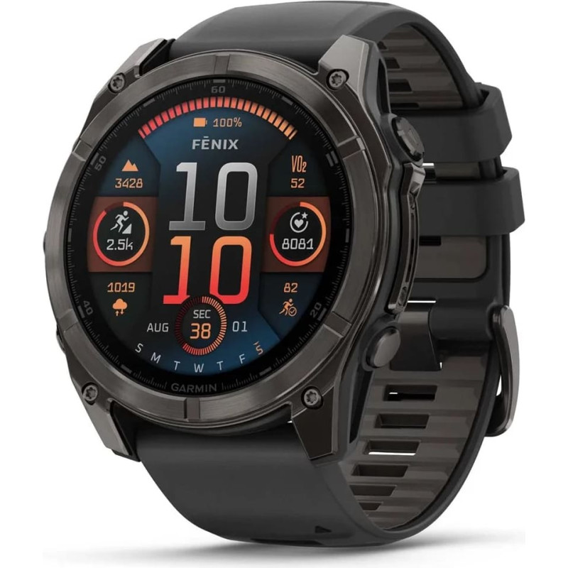 Garmin SMARTWATCH FENIX 8 SAPPHIRE/BLACK/GRAY 010-02905-21 GARMIN