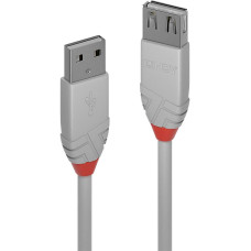 Lindy CABLE USB2 TYPE A 5M/ANTHRA 36715 LINDY