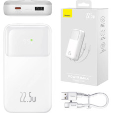 Baseus Powerbank Baseus Comet 20000mAh, USB do USB-C, 22.5W (white)