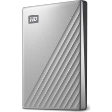 Western Digital External HDD|WESTERN DIGITAL|My Passport Ultra|1TB|USB 3.0|USB-C|Colour Silver|WDBC3C0010BSL-WESN