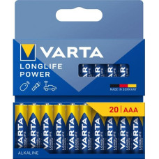 Varta 1x20 Varta Longlife Power Micro AAA LR 03            04903121720