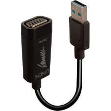 Lindy 43172 USB ekrano adapteris Juoda