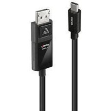 Lindy USB adapter cable 8K60, USB-C plug > DisplayPort plug (black, 3 meters, + HDR)