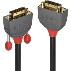 Lindy 36232 DVI kabelis 2 m DVI-D DVI-I Juoda