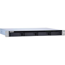 Qnap TL-R400S saugojimo diskų korpusas HDD / SSD aptvaras Juoda, Pilka 2.5/3.5"
