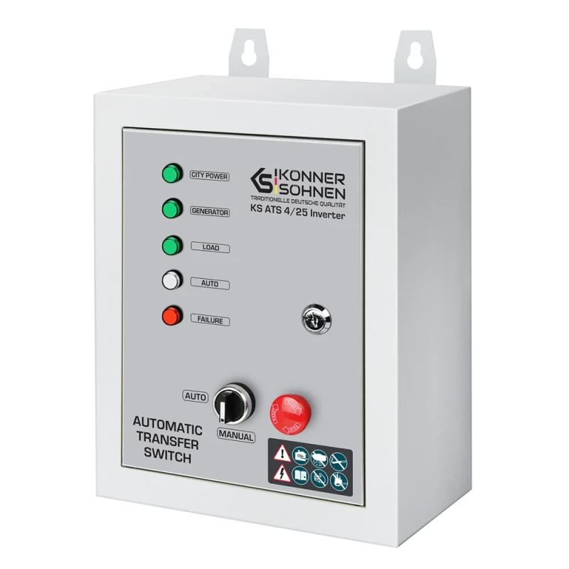 Automatinis rezervo perjungimo blokas KS ATS 4/25 Inverter, KONNER & SOHNEN