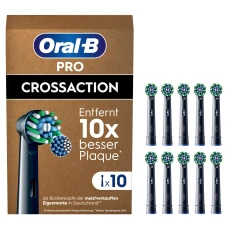 Oral-B Braun Oral-B Pro CrossAction brush heads, pack of 10 (frustration-free outer packaging)