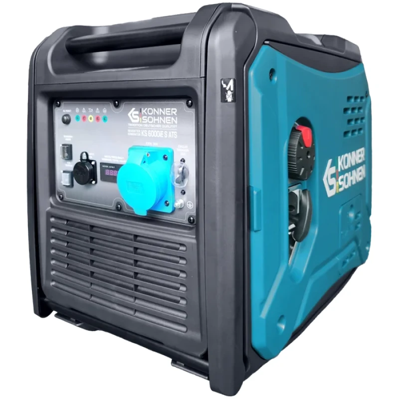 Inverterinis elektros generatorius 5500W, KS 6000iE S ATS, (su integruota automatika ATS) KÖNNER & SÖHNEN